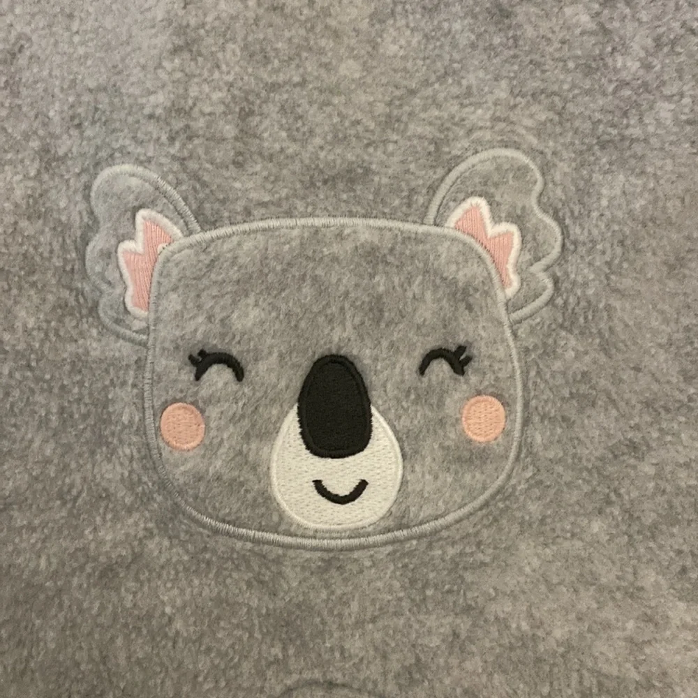 Carters One Piece Outfit Fleece Koala Bear Jumper Baby’s 3m Grey